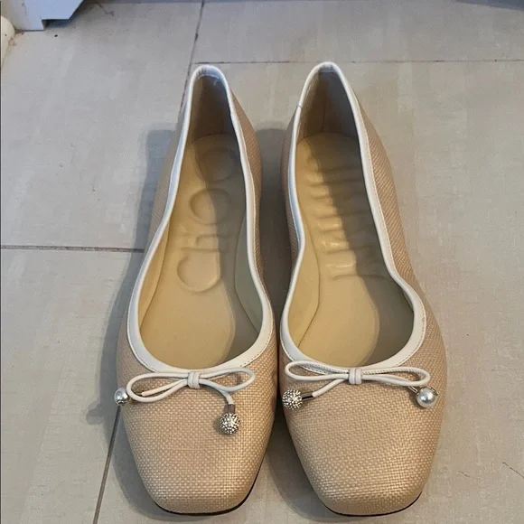 Jimmy Choo Elme raffia flats - Picture 7 of 7